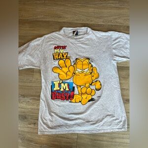 Vintage 1978 Garfield "I'm Busy" Graphic Tee